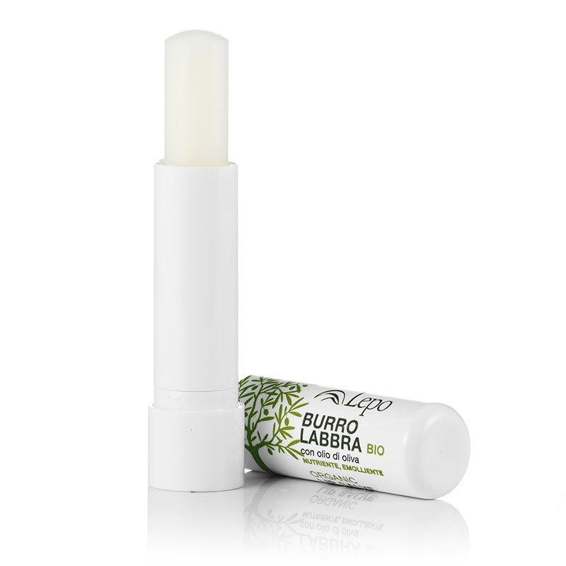 BURRO LABBRA BIO BIOLOGICO CERTIFICATO CON OLIO DI OLIVA - LEPO