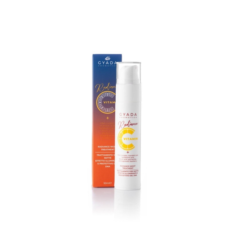 RADIANCE DNA NIGHT TREATMENT TRATTAMENTO NOTTE ILLUMINANTE E PROTETTIVO DEL DNA - GYADA COSMETICS