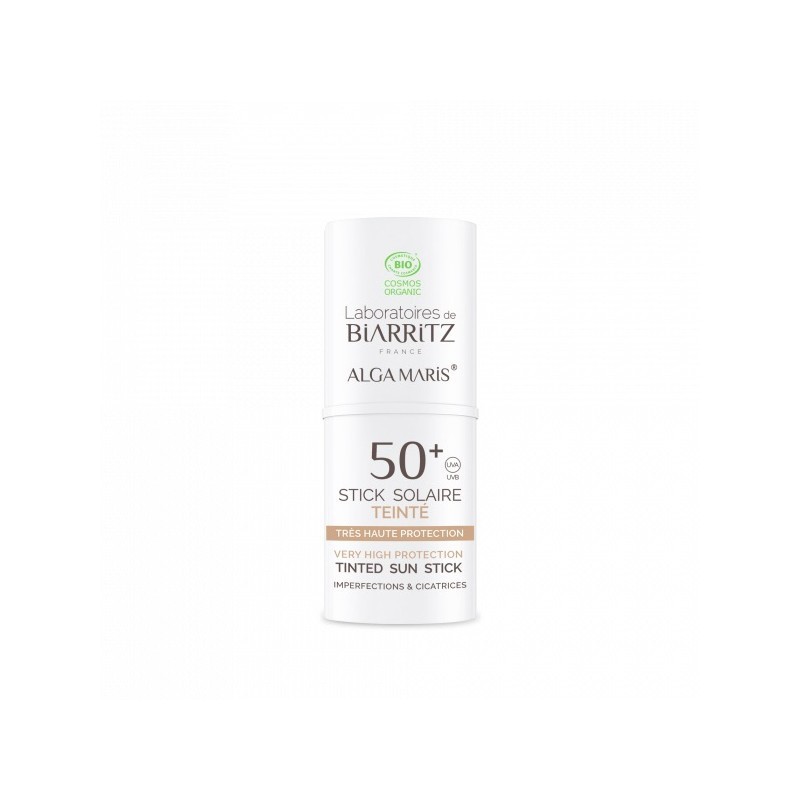 STICK SOLARE COLORATO BIO SPF 50+ ALGA MARIS - LABORATOIRES DE BIARRITZ