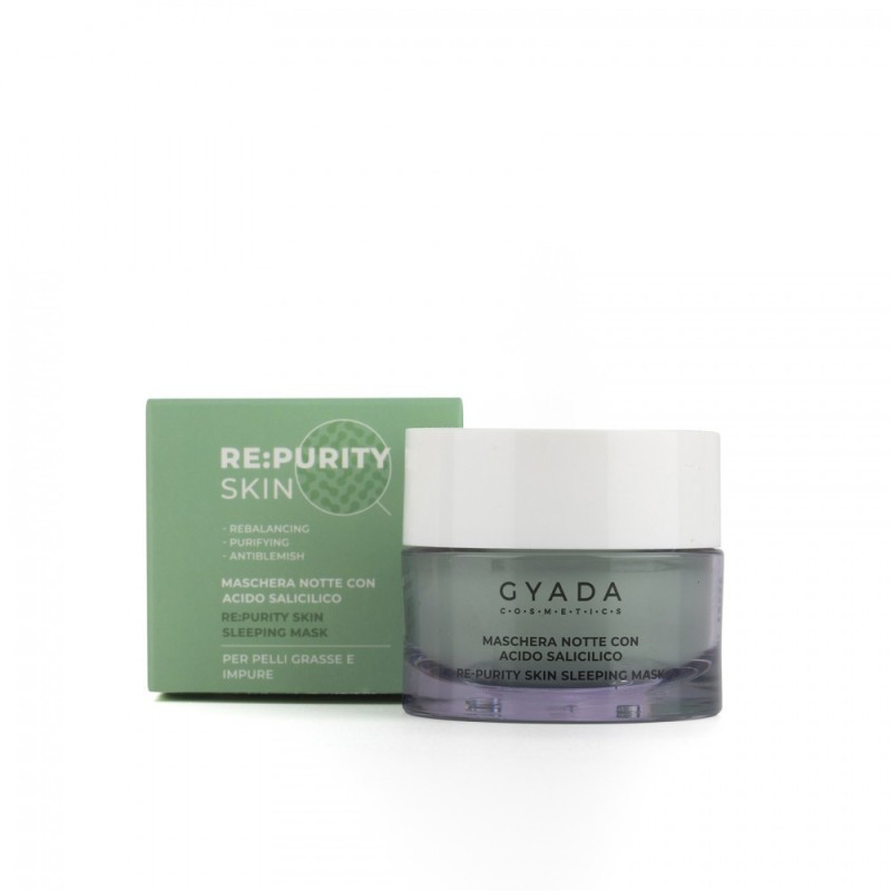 RE:PURITYSKIN MASCHERA NOTTE CON ACIDO SALICILICO - GYADA COSMETICS