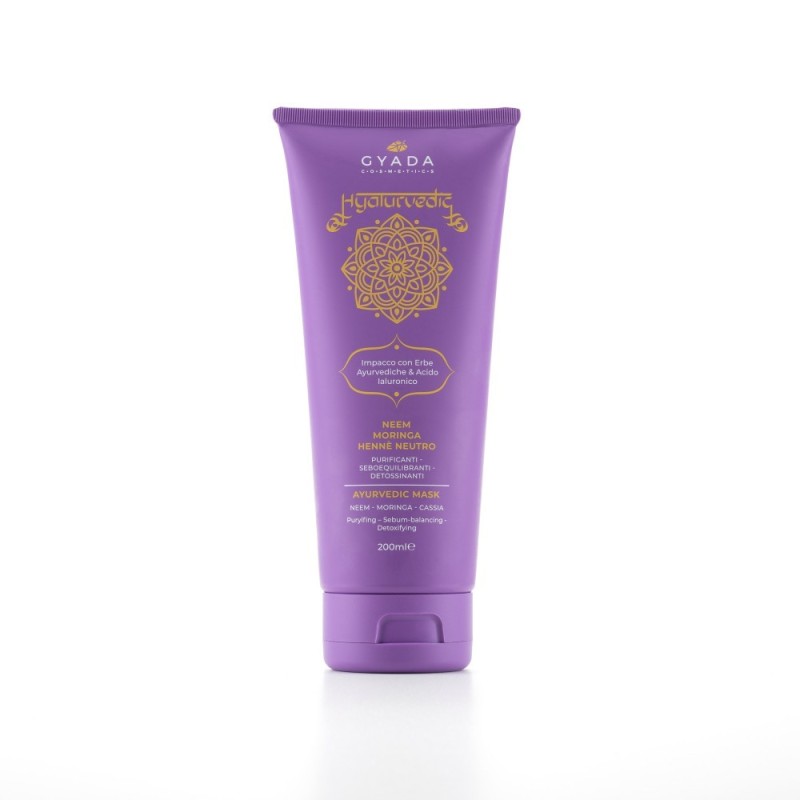 HYALURVEDIC IMPACCO AYURVEDICO PURIFICANTE - NEEM, MORINGA, HENNE' NEUTRO - GYADA COSMETICS