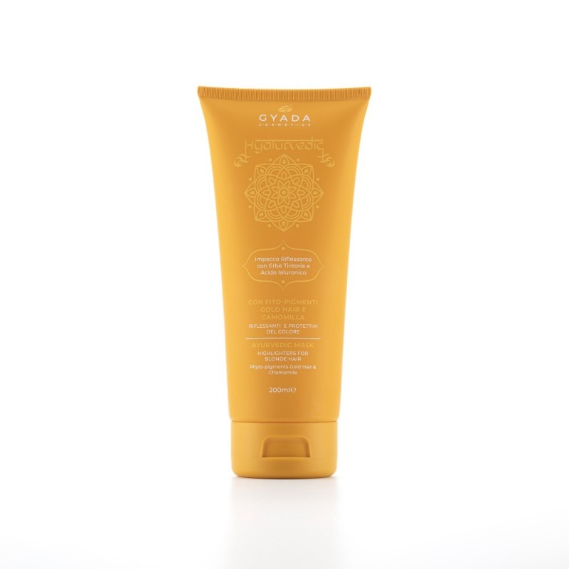 HYALURVEDIC IMPACCO AYURVEDICO RIFLESSANTE GOLD HAIR - GYADA COSMETICS