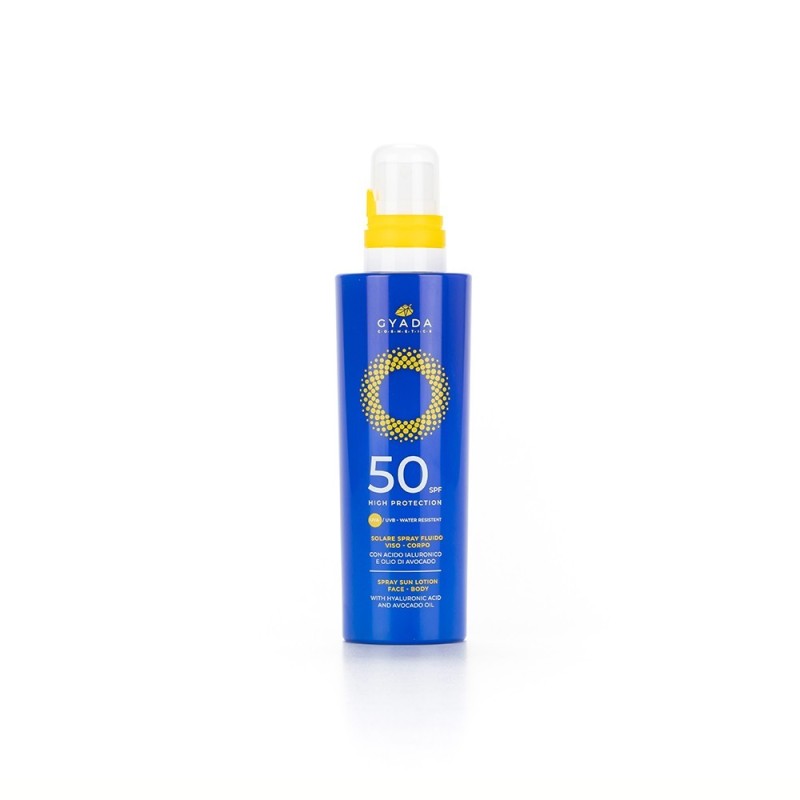 SOLARE SPRAY VISO CORPO SPF 50 PROTEZIONE ALTA - GYADA COSMETICS