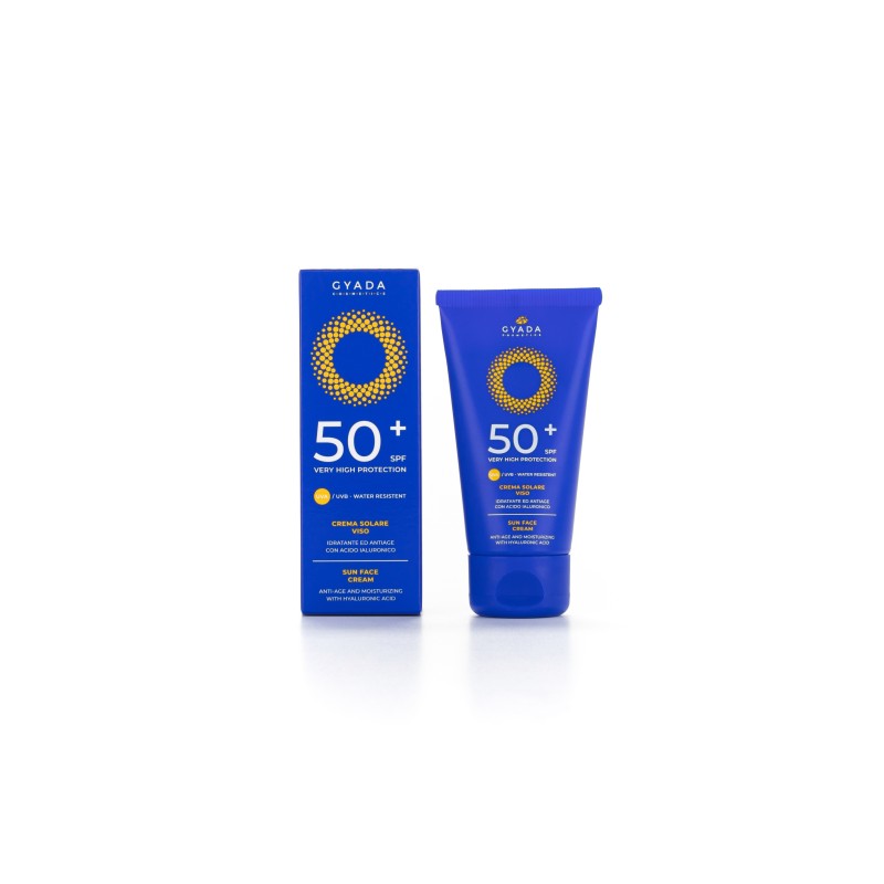 CREMA SOLARE VISO SPF 50+ PROTEZIONE MOLTO ALTA	- GYADA COSMETICS