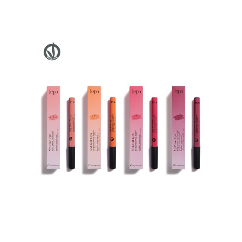 MYCOLOR LIPS – Matita rossetto a pH sensibile con olio di cocco e cere vegetali – Lepo