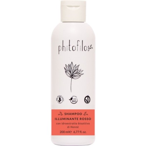 SHAMPOO ILLUMINANTE ROSSO con hennè - PHITOFILOS