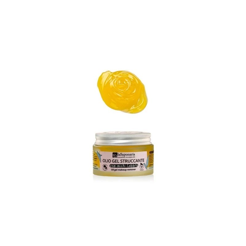 Olio Gel Struccante Viso, Occhi e Labbra – LA SAPONARIA