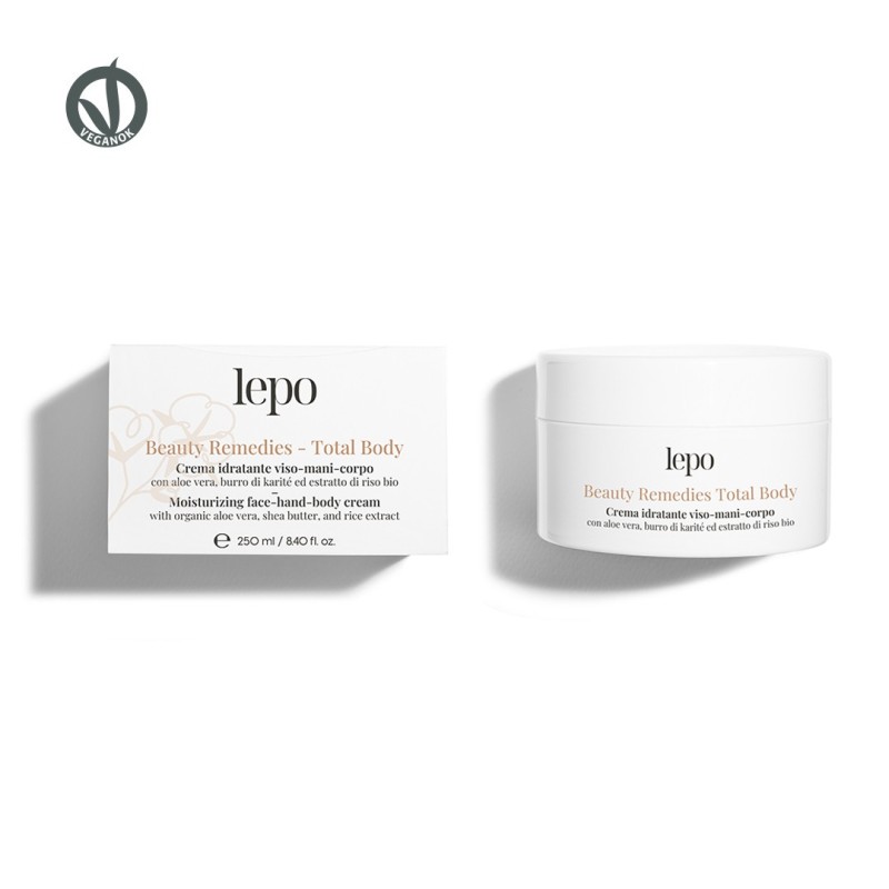 BEAUTY REMEDIES TOTAL BODY Crema idratante viso-mani-corpo - LEPO