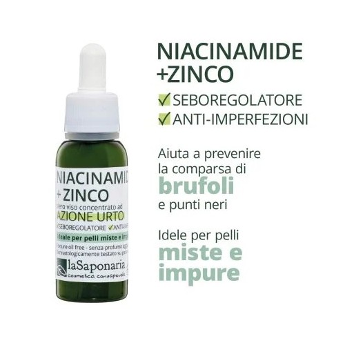 Niacinamide + Zinco - LA SAPONARIA