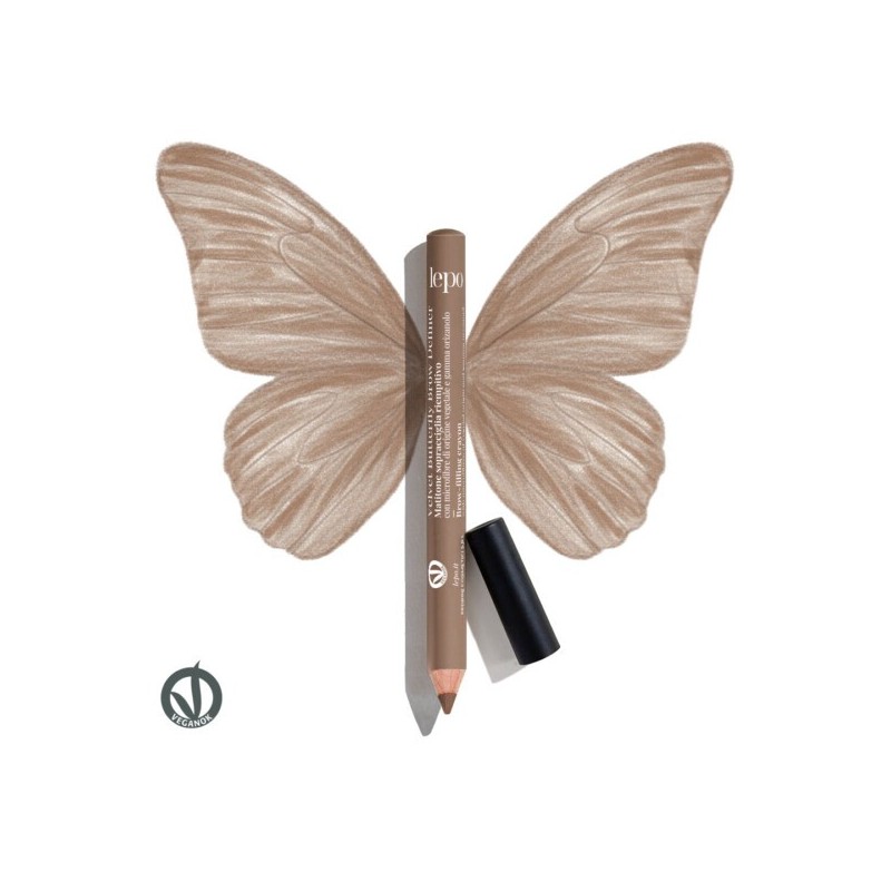Velvet Butterfly Brow Definer – Matitone Sopracciglia Riempitivo Naturale con Microfibre Vegetali - LEPO