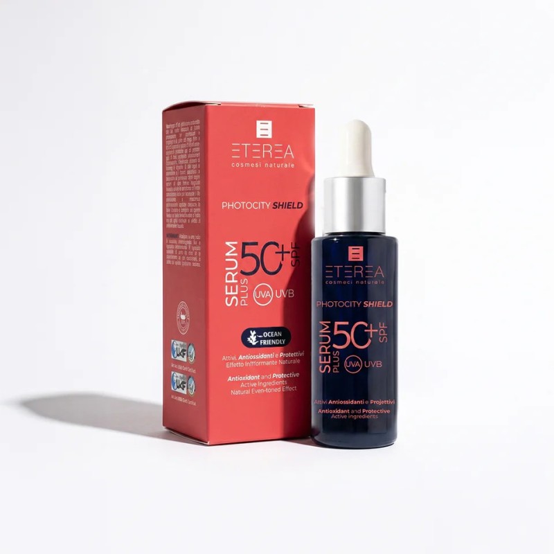 SERUM PLUS SPF 50+ – SIERO VISO ANTIOSSIDANTE E PROTETTIVO ALTA PROTEZIONE - ETEREA COSMESI