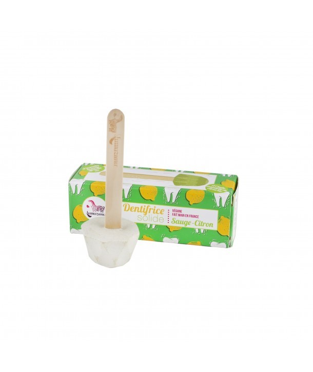 DENTIFRICIO SOLIDO ALLA SALVIA E LIMONE - LAMAZUNA