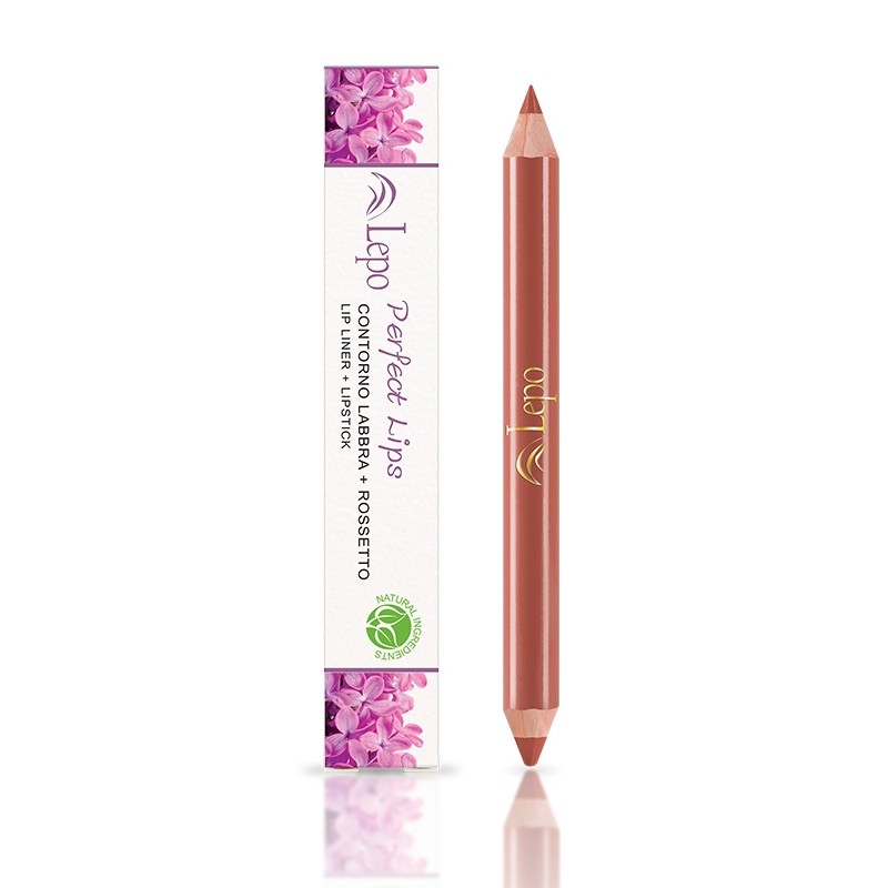 PERFECT LIPS CONTORNO LABBRA + ROSSETTO 80 NUDE - LEPO
