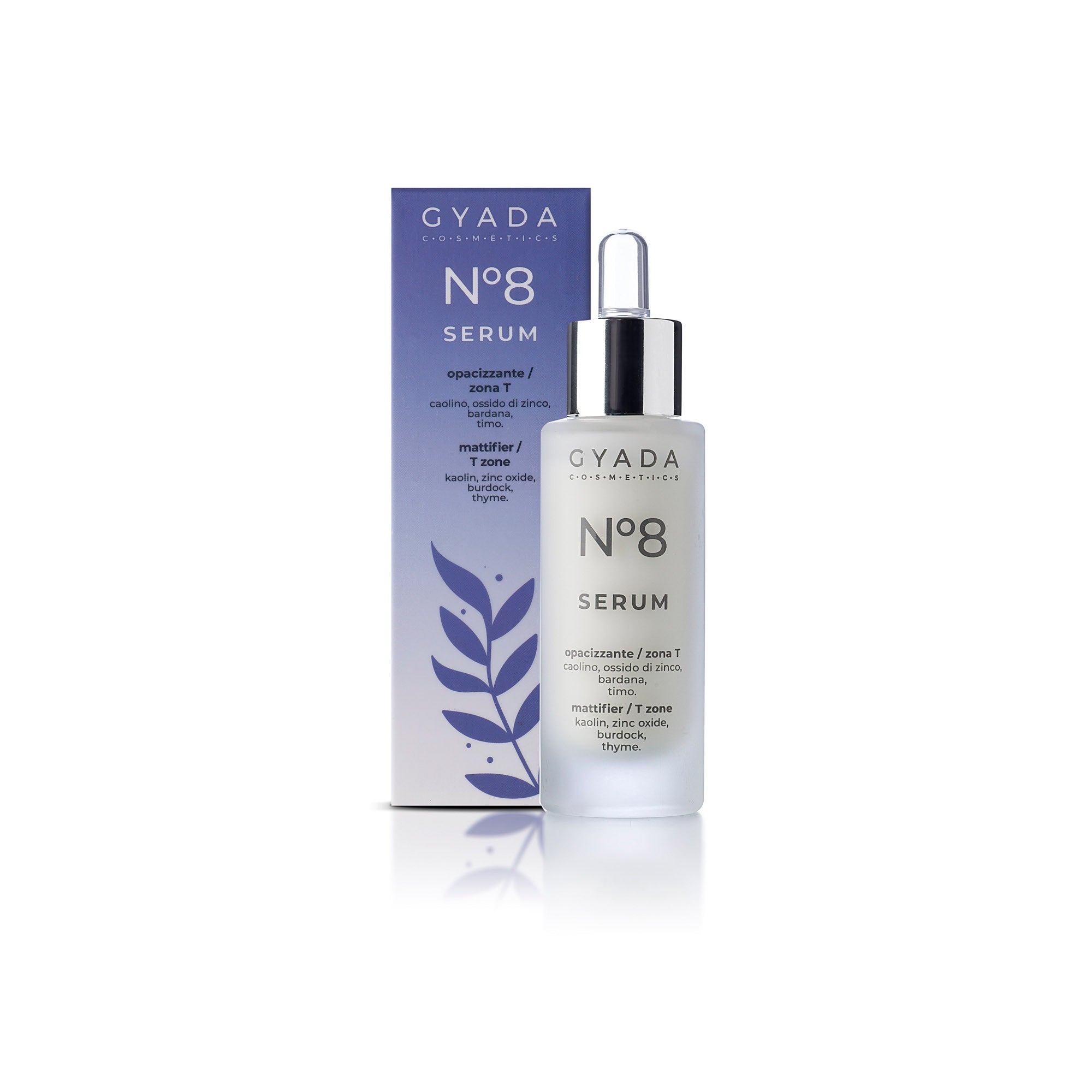 SIERO VISO N.8 OPACIZZANTE / ZONA T - GYADA COSMETICS