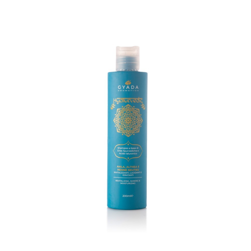 HYALURVEDIC SHAMPOO RIVITALIZZANTE-AMLA, ALTHEA, HENNÈ NEUTRO - GYADA COSMETICS