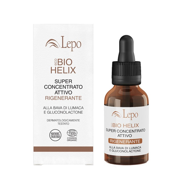 ECOBIO HELIX SUPER CONCENTRATO ATTIVO RIGENERANTE ALLA BAVA DI LUMACA E GLUCONOLACTONE - LEPO