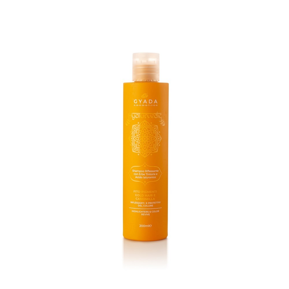 HYALURVEDIC SHAMPOO RIFLESSANTE GOLD HAIR - GYADA COSMETICS