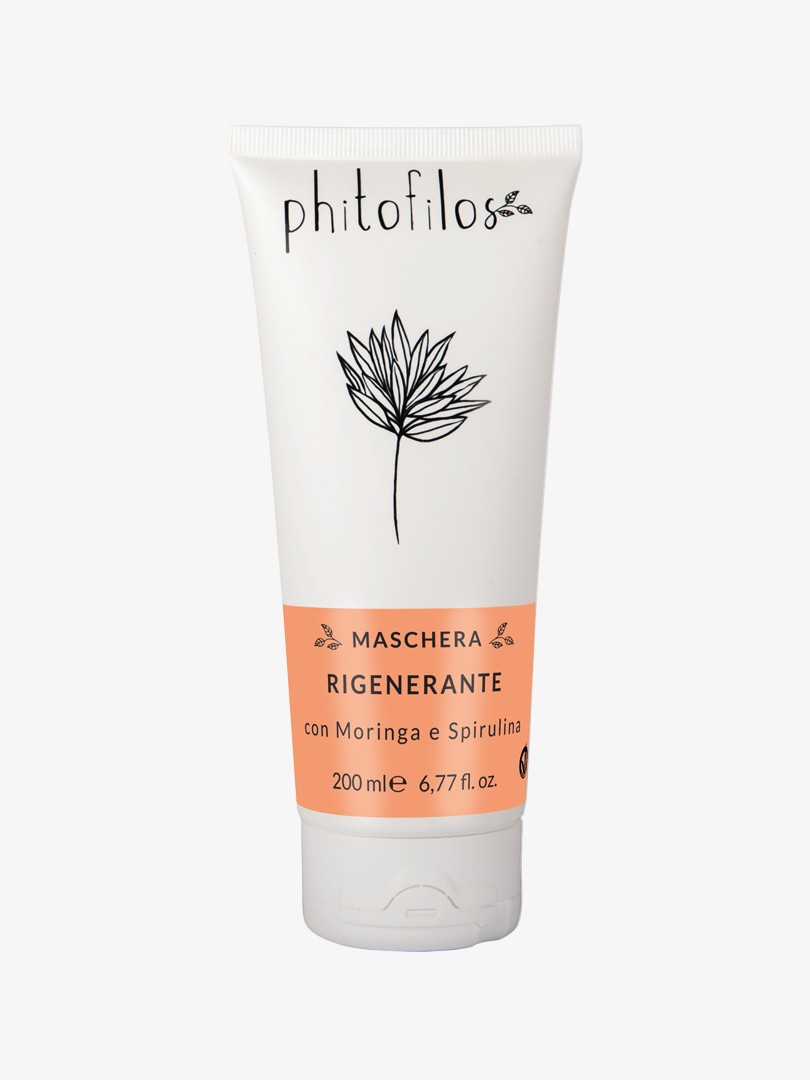 MASCHERA RIGENERANTE CON MORINGA E SPIRULINA - PHITOFILOS