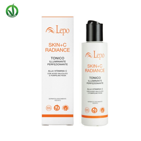 SKIN+C RADIANCE TONICO ILLUMINANTE PERFEZIONANTE ALLA VITAMINA C E ACIDO SALICILICO - LEPO