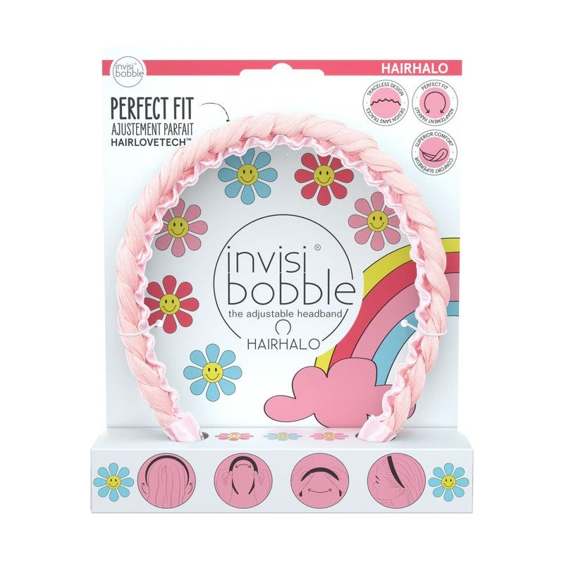 HAIRHALO EAT,PINK AND BE MARRY RETRO DREAMIN’ INVISIBOBBLE