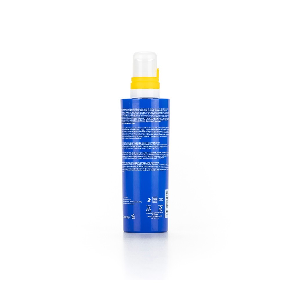 SOLARE SPRAY VISO CORPO SPF 30 PROTEZIONE ALTA - GYADA COSMETICS