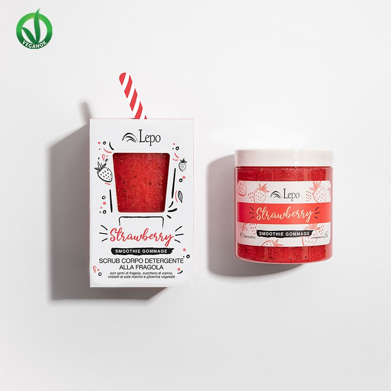 STRAWBERRY SMOOTHIE GOMMAGE - Scrub Corpo Detergente alla Fragola