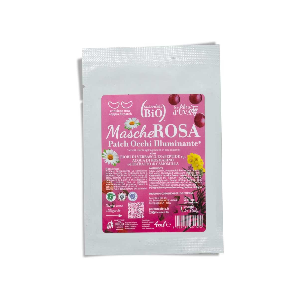 MASCHEROSA – PATCH OCCHI – PARENTESI BIO