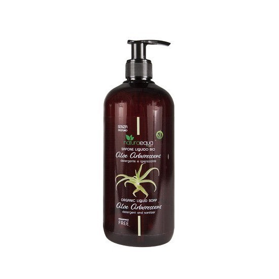 Sapone liquido BIO - Aloe Arborescens-detergente e igienizzante - Naturaequa