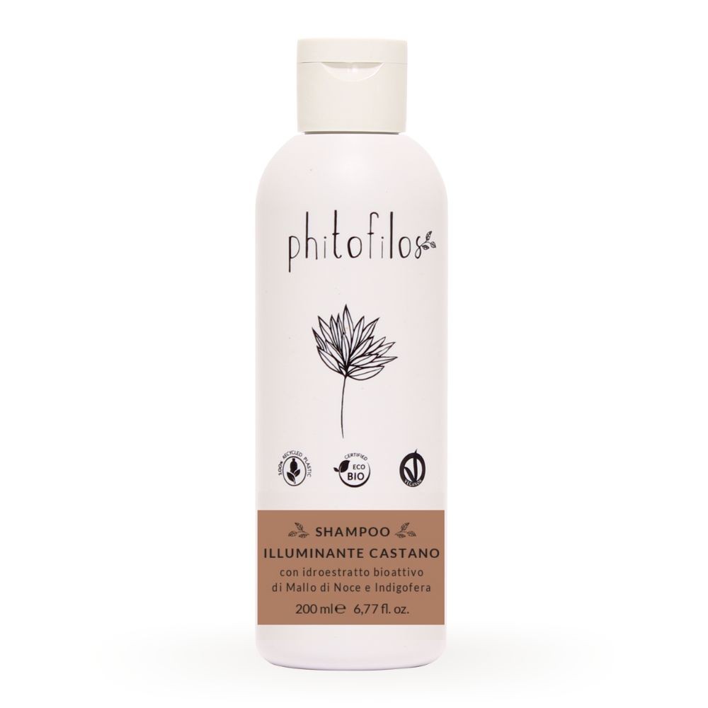 SHAMPOO RIFLESSO CASTANO CON MALLO E INDIGOFERA - PHITOFILOS