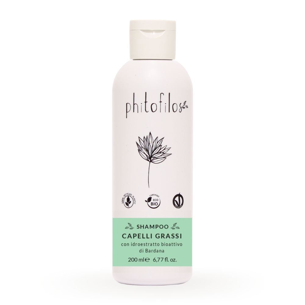SHAMPOO CAPELLI GRASSI CON BARDANA - PHITOFILOS