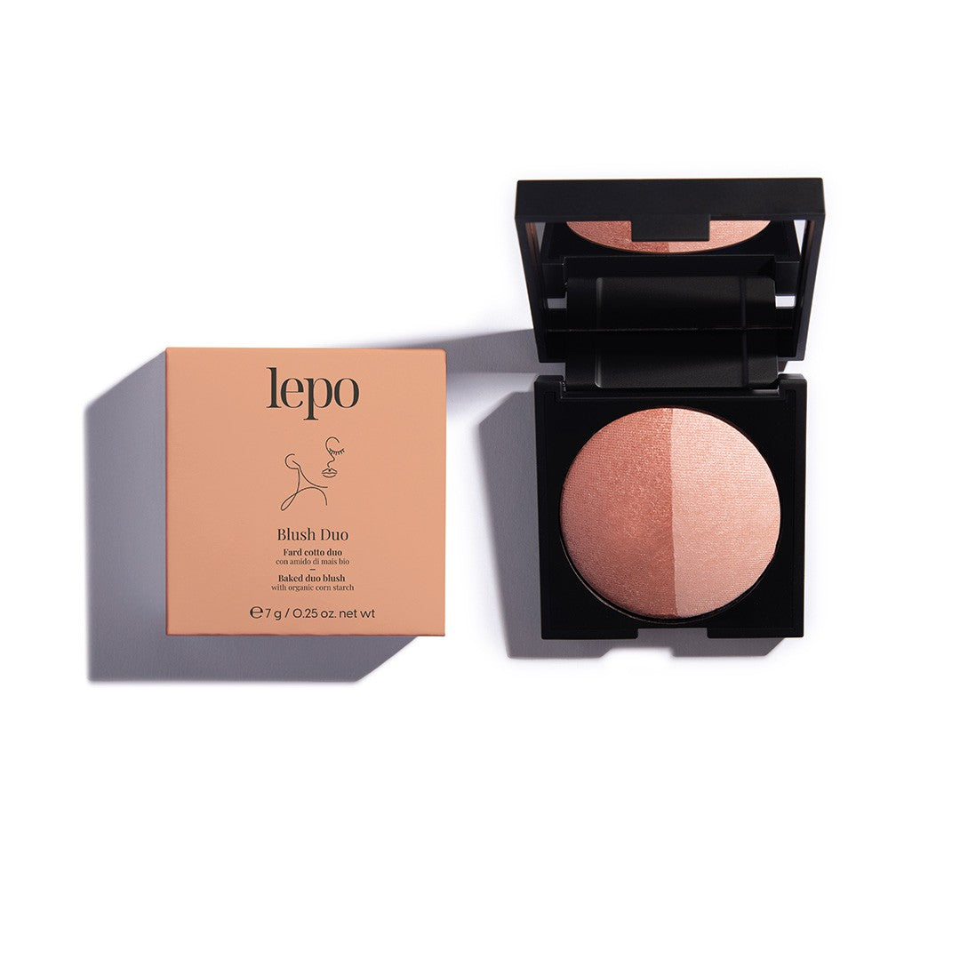 BLUSH DUO Fard cotto duo con amido di mais bio - LEPO