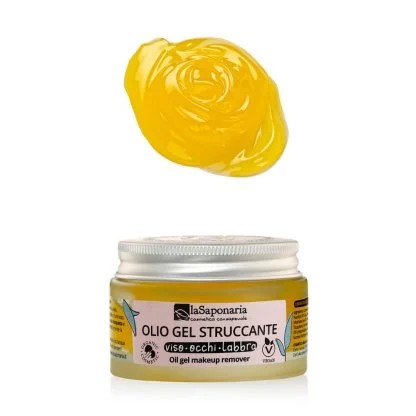 Olio Gel Struccante Viso, Occhi e Labbra – LA SAPONARIA