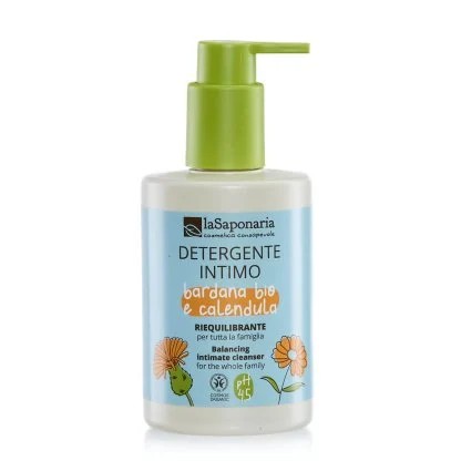 Detergente Intimo Biologico Riequilibrante Bardana Bio e Calendula – LA SAPONARIA