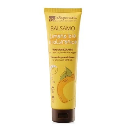 Balsamo Volumizzante al Limone Bio e Acido Ialuronico – LA SAPONARIA
