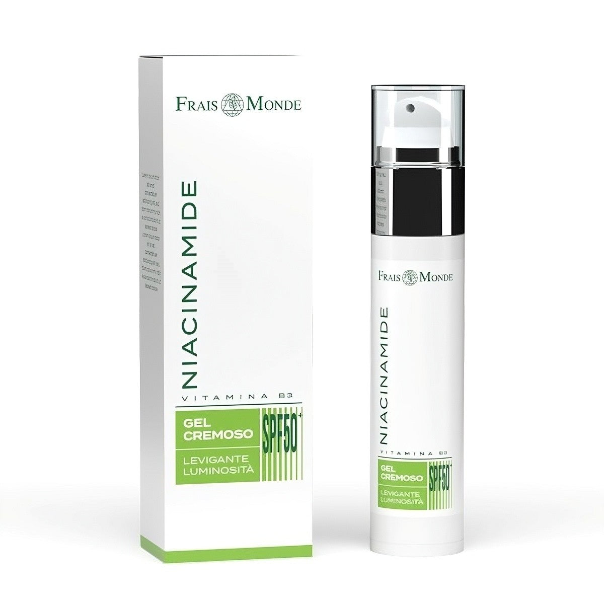 Gel cremoso spf50+ niacinamide vitamina B3 - FRAIS MONDE