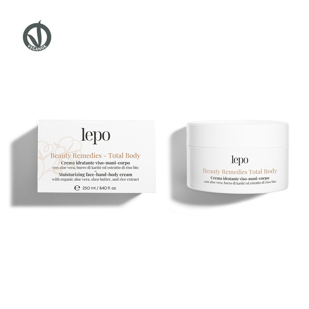 BEAUTY REMEDIES TOTAL BODY Crema idratante viso-mani-corpo - LEPO