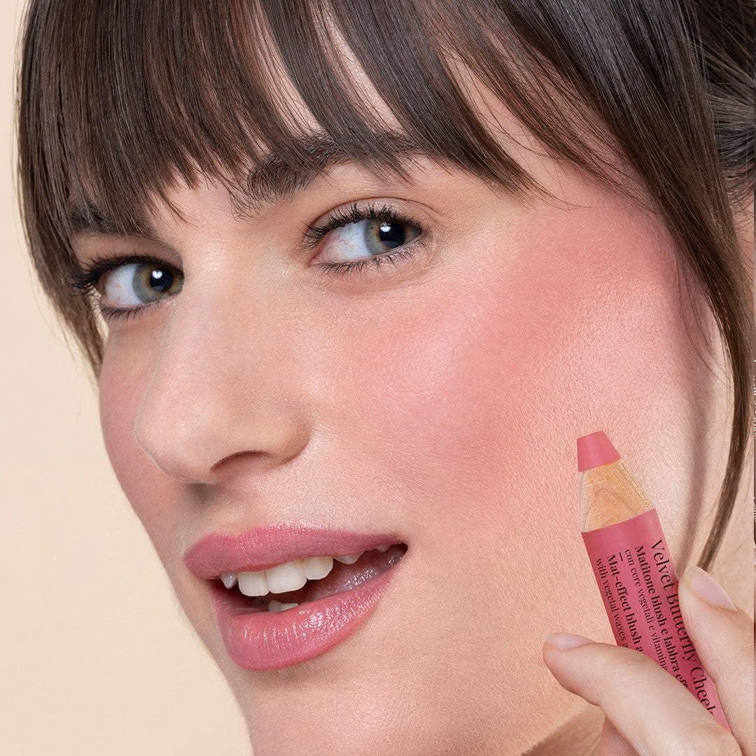 VELVET BUTTERFLY CHEEK&LIPS – Matitone Blush e Labbra Effetto Mat con Cere Vegetali e Vitamina E - LEPO
