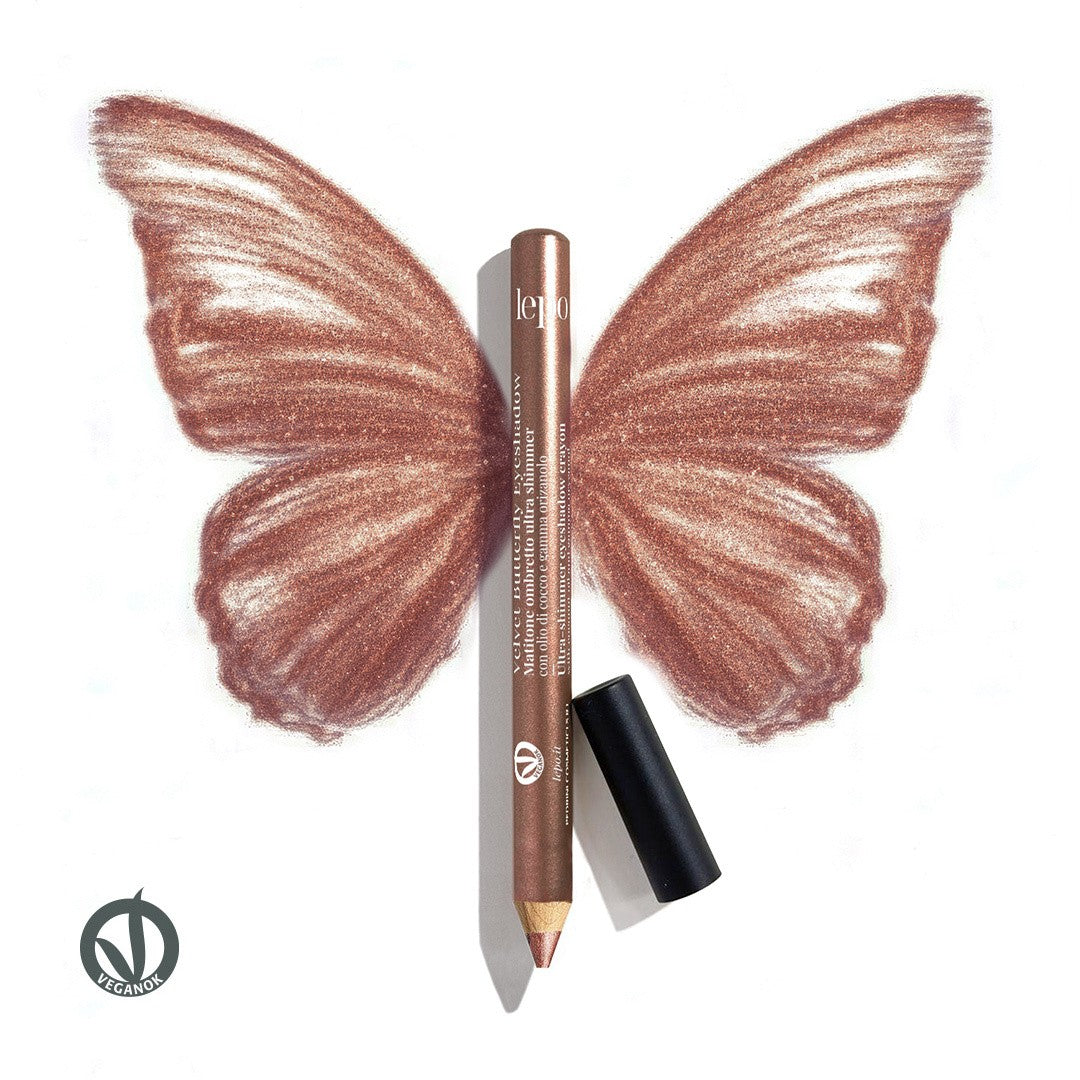 VELVET BUTTERFLY EYESHADOW  – Matitone Ombretto Ultra Shimmer Naturale - LEPO