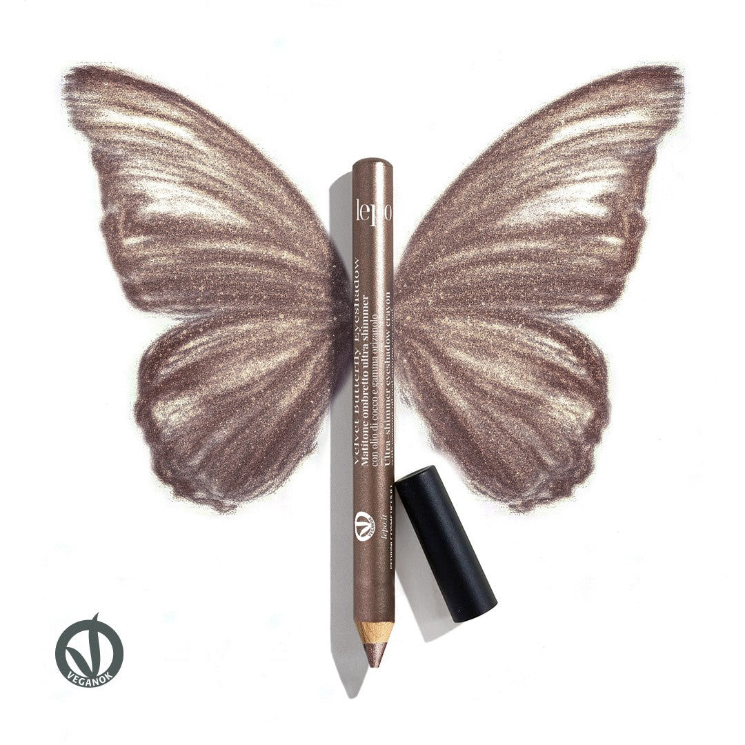 VELVET BUTTERFLY EYESHADOW  – Matitone Ombretto Ultra Shimmer Naturale - LEPO