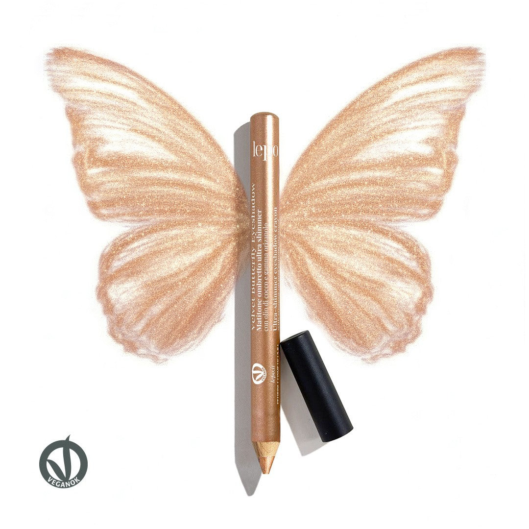 VELVET BUTTERFLY EYESHADOW  – Matitone Ombretto Ultra Shimmer Naturale - LEPO