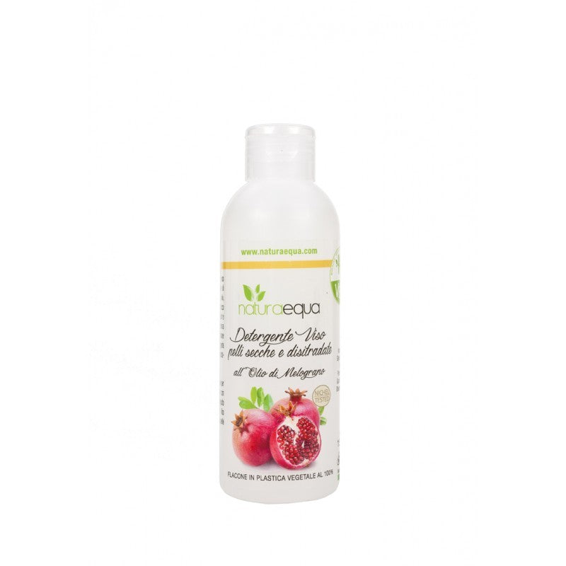 GEL DETERGENTE PER PELLI SECCHE E DISIDRATATE CON OLIO DI MELOGRANO - NATURAEQUA