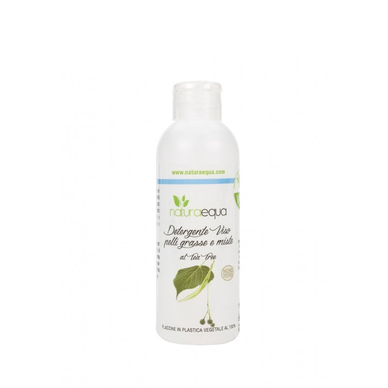 GEL DETERGENTE PER PELLI GRASSE AL TEA TREE - NATURAEQUA