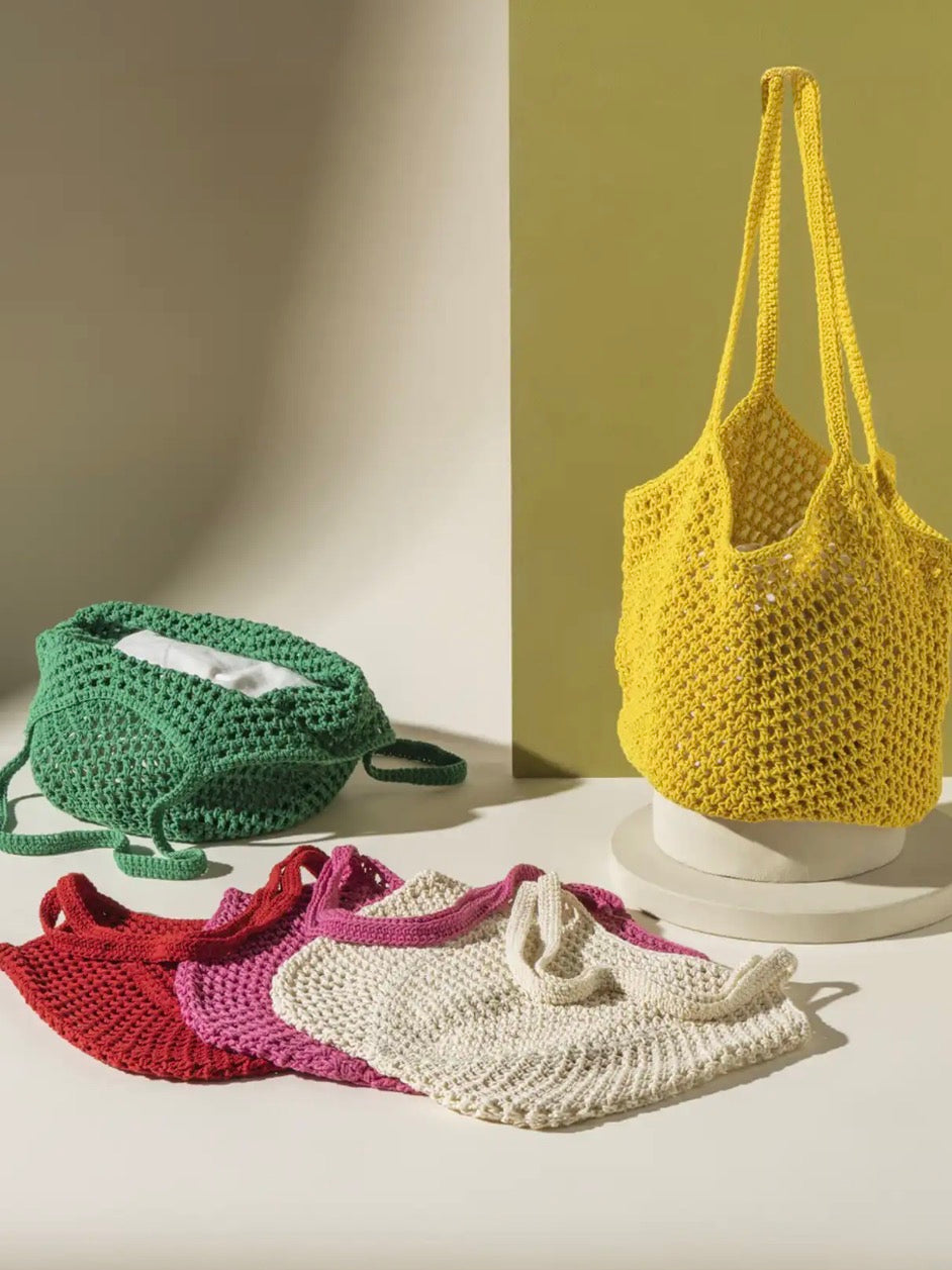 Bloomly Bag – Borsa in Cotone all’Uncinetto - Himalaya