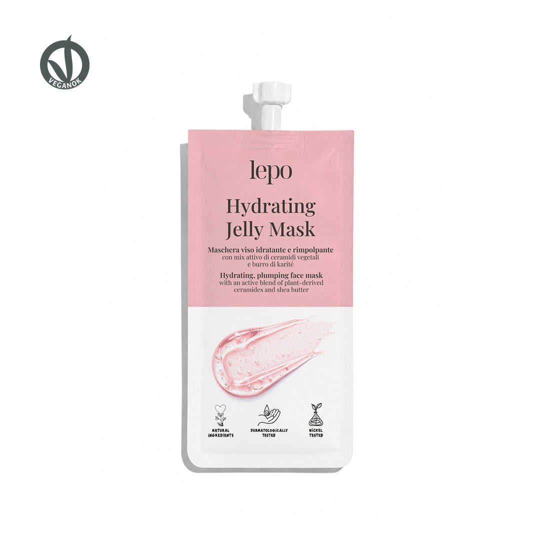 Hydrating Jelly Mask – Maschera Viso Idratante e Rimpolpante - LEPO