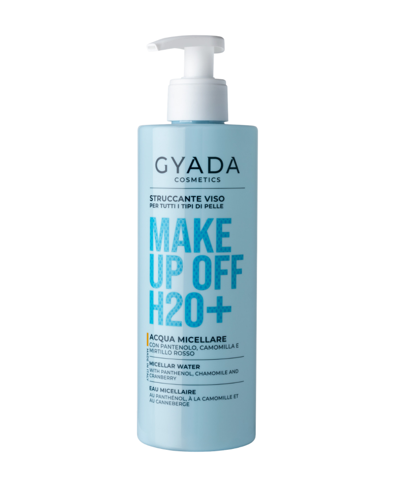 Acqua Micellare con Pantenolo, Camomilla e Mirtillo Rosso – Gyada Cosmetics
