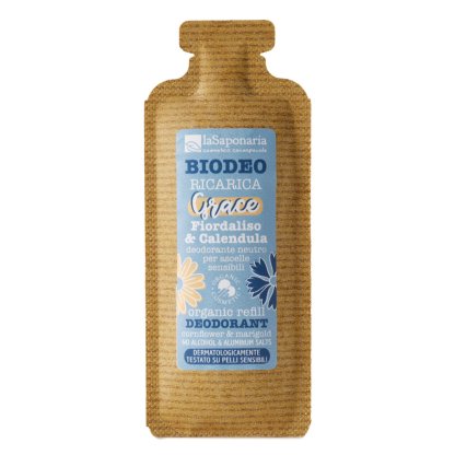 Grace Biodeo Ricarica – Deodorante Naturale Senza Profumo per Ascelle Sensibili - La Saponaria